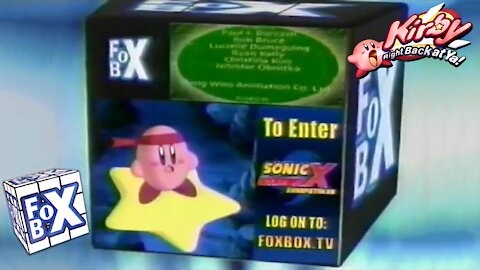 Kirby Right Back At Ya! "PROMO" TMNT End Credits FOXBOX (2003)