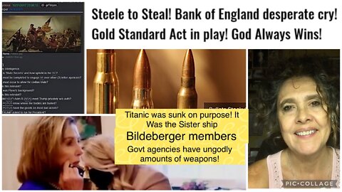 10/14/2022 Who Sunk the Titanic? Ties to Central Bank? Govt Agencies are shockingly ARMED!