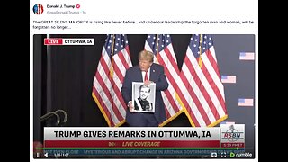 Trump Gives Remarks in Ottumwa Iowa