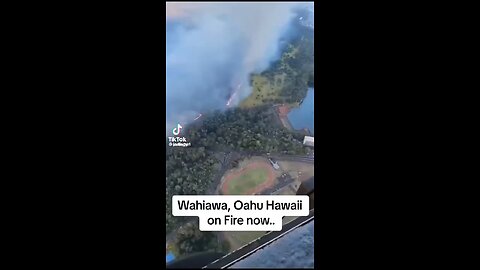 Sadly bad news coming from #Hawaii where the #Wahiawa village is currently on #fire