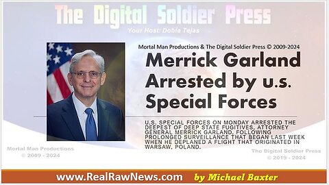 MERRICK GARLAND ARRESTED BY U.S. SPECIAL FORCES.