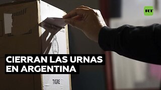 Cierran casillas de votación para la elección presidencial de Argentina