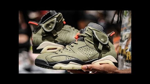 Travis Scott Air Jordan 6 Cactus Jack At Sneaker Con