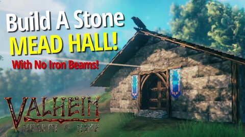 Small Stone Mead Hall - Valheim