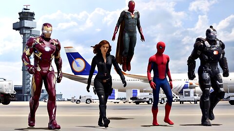 Team Iron Man vs Team Cap - Airport Battle Scene - Captain America: Civil War