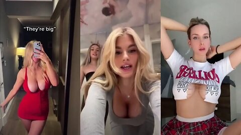 No Bra TikTok Challenge 🍒😱😱 Compilation I #nobra #bigbank #tiktok #nobratiktokchallenge2023