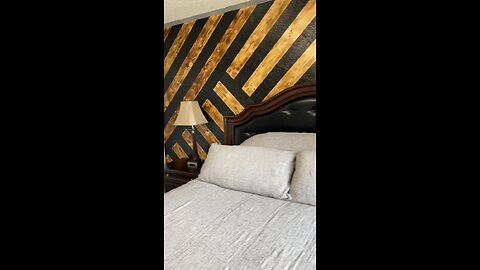 Burnt Wood Feature Wall