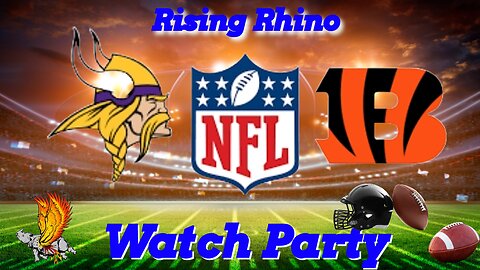 Minnesota Vikings Vs Cincinnati Bengals Watch Party