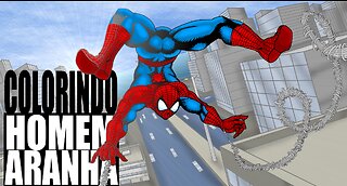 coloring spider man