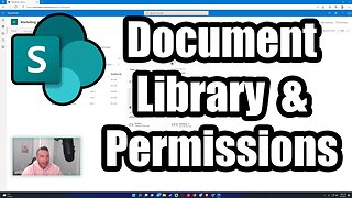 How to Create a Document Library and Edit Permissions | Microsoft SharePoint | 2022 Tutorial