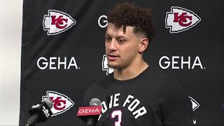 Mahomes on what it felt like to play after Monday's Bengals-Bills game