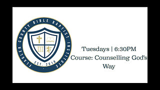 FCBBI | Counseling, God's Way.