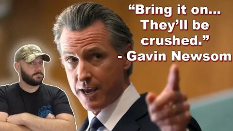 Newsom just declared war on Gun Rights... You will see this attempted in all Gun Control cities...