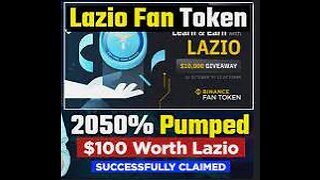 🤑 EARN FREE LAZIO FAN TOKEN 🤑 FREE BNB BINANCE FREE CRYPTO 💰