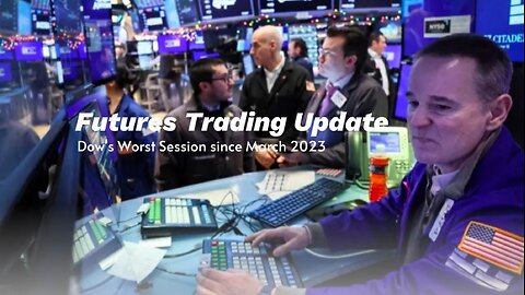 Stock futures are little changed after Dow posts worst session: Live updates #marketminute #futures