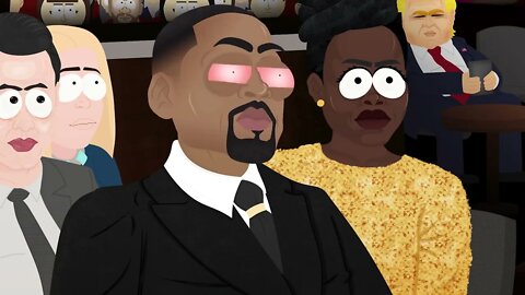 Will Smith SLAPS Chris Rock at Oscars - South Park Version