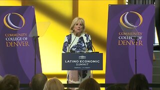 First lady Jill Biden in Denver Saturday