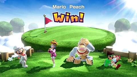 Gameplay • Party Superstars Minigames • Mario Vs Luigi Vs Peach Vs Yeti Donkey Kong