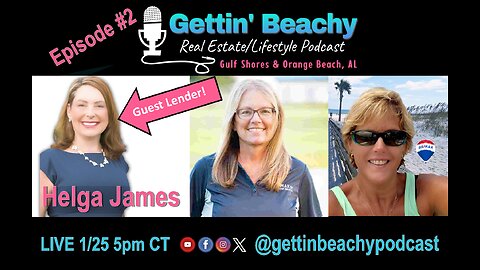 Gettin' Beachy Podcast #2 | Can I get a decent interest rate on beach property?