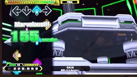 GAIA - EXPERT (16) - 854,200 (A+ Clear) on Dance Dance Revolution A3 (AC, US)