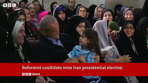 Reformist Masoud Pezeshkian elected as Iran's president | BBC News