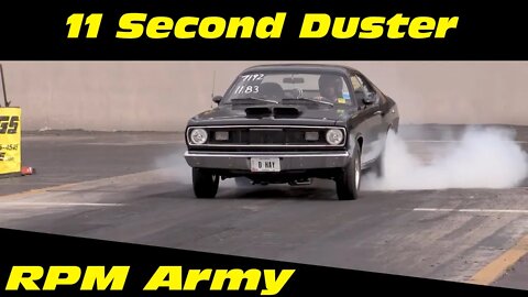 11 Second Plymouth Duster Drag Racing