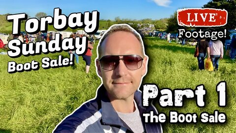 Torbay Sunday Car Boot Sale | PART 1 - The LIVE Footage! | eBay UK Reseller 2021