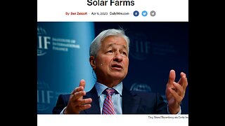 TYRANNY FOR CLIMATE - JAMIE DIMON - A BANKER SAYS WE COULD TAKE PROPERTY TO SOLVE CLIMATE