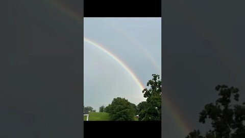 Beautiful rainbow last night