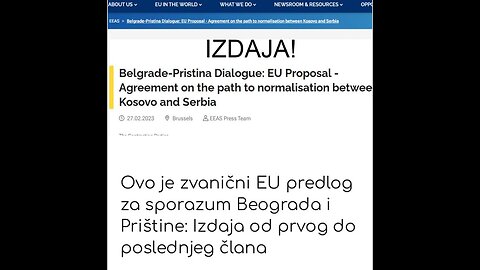 IZDAJA - VUČIĆ PRIHVATIO NEZAVISNOST KOSOVA