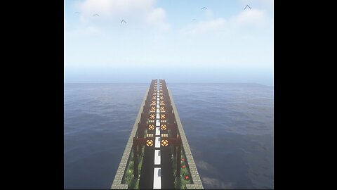 A bridge design in minecraft