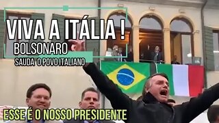 DE ARREPIAR, BOLSONARO NA ITÁLIA TEVE ATÉ TENOR E MITO MITO !!