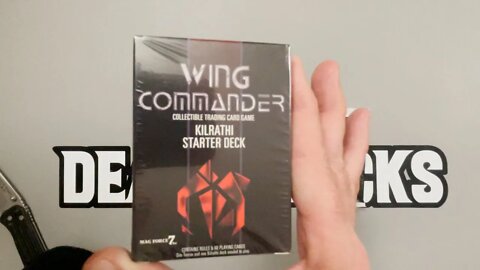 Wing Commander CCG/TCG Starter Deck Opening