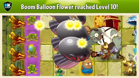 PvZ 2 - New Plant - Boom Balloon Flower Level 10 Preview