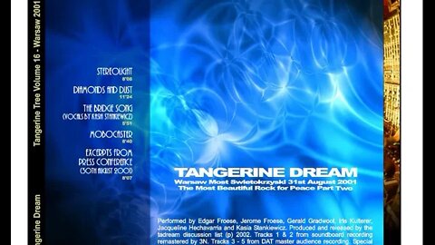 Tangerine Tree Volume 16: Warsaw 2001 Tangerine Dream