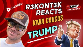 📺R3K Reacts | Iowa Caucus is Here! - Trump by 50%!!!!