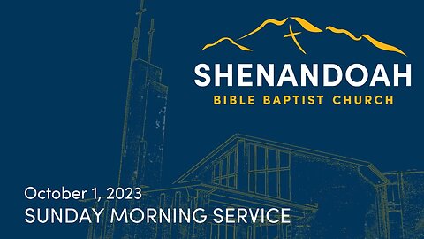 10-1-2023 Sunday Morning Service