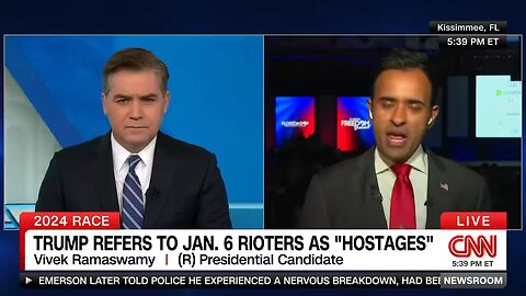 CNN’s Jim Acosta gets TRIGGERED by Vivek Ramaswamy 🤣