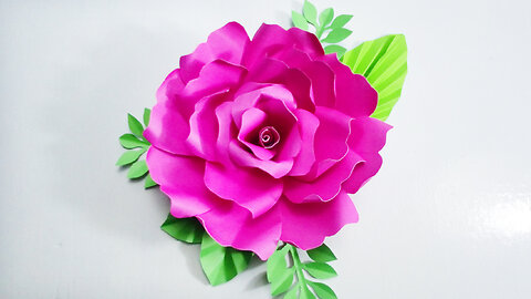 Paper Flower Crafts Easy