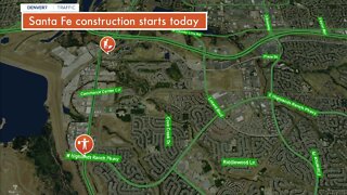 Santa Fe/Hwy 85 construction project starting