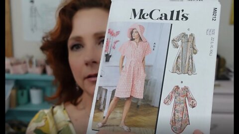 Sewing McCalls 8212 - housedress/nightgown tips and review
