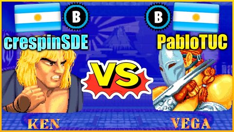 Street Fighter II': Champion Edition (crespinSDE Vs. PabloTUC) [Argentina Vs. Argentina]