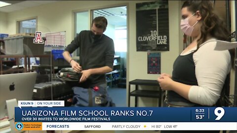 University of Arizona School of Theatre, Film and Television ranks 7th