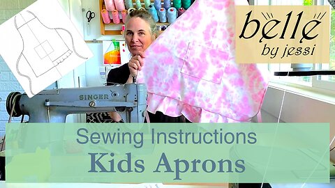 Sewing Instructions - Kid's Apron (Ruffle Bottom)