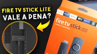 NOVO! Fire TV Stick Lite! VAI TURBINAR SUA TV! Unboxing e primeiras impressões