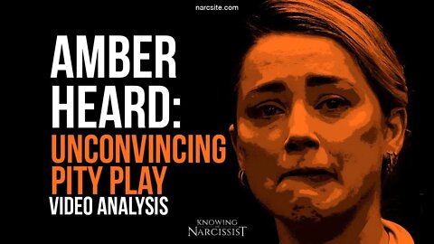 Amber Heard : An Unconvincing Pity Play Part One - Video Analysis