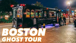 BOSTON HAUNTED TOUR: On the Ghosts & Gravestones Trolley 💀👻