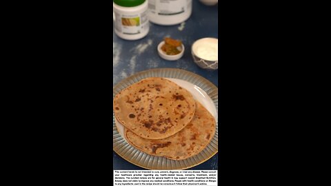 #Sattu #Paratha, enriched with Nutrilite All Plant Protein Powder and Nutrilite Fiber. 🍽️✨