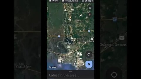 Google Map Easter egg