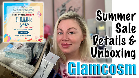 Glamcosm Sale and Unboxing! Code Jessica10 saves you 25% Off all the fun things!